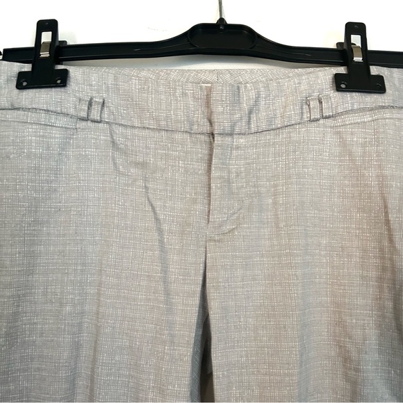 Calvin Klein Grey Womens Pants Business Work Office Size 2 Etched Pattern Pocket - Picture 4 of 12